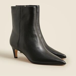 J. Crew Black Ankle Booties